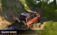 Offroad Jeep che guida simulatore fuoristrada Screen Shot 5