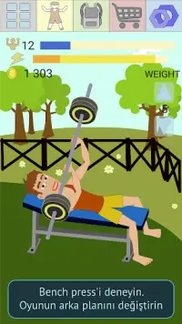 Muscle Clicker 2: RPG Gym Game Screen Shot 2