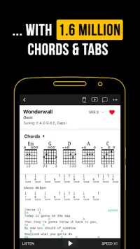 Ultimate Guitar: Gitarre Stimmen & Chords & Tabs Screen Shot 1