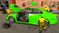 Gas Station Car Parking: 3D Auto Workshop Screen Shot 1