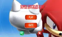 Super knuckles red sonic jump and run Screen Shot 2