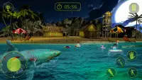 Jogos assustadores de caça de tubarões 3D Screen Shot 4