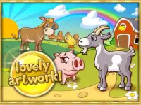 子供向け農園の動物パズル 無料HD 色彩豊かな農園の動物たち Screen Shot 13