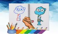 🎨 how to draw ɢυmвaII games free for kids🎨 Screen Shot 4