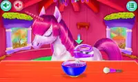 beauty unicorn salon game Screen Shot 4