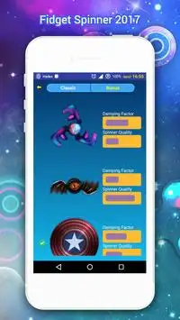 Fidget Spinner 2017 - Hand Spinner Monster Game Screen Shot 2