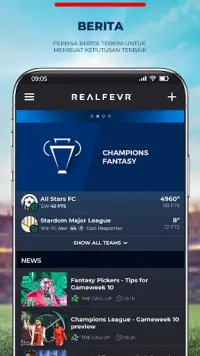RealFevr - Sukan Fantasi Screen Shot 6