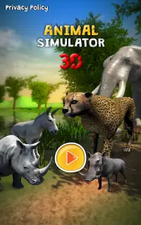 สัตว์ Simulator 3D - เสือชีต้า ฯลฯ Screen Shot 8