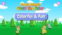 Guess the Color Forest Animals Screen Shot 0