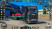 Heavy Car Transport Truck Game Screen Shot 1