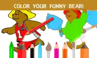 Color padington bear : Coloring book for kids Screen Shot 1