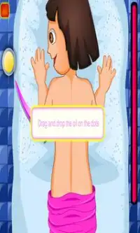Princess Dora body Massage Screen Shot 2