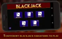 Casino Blackjack (5 Games)-21 Screen Shot 0