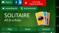All In a Row Solitaire Screen Shot 7