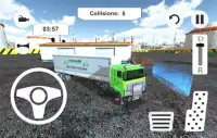 Offroad Cargo Truck Driving Test Simulator Screen Shot 0
