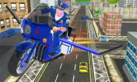 Flying Police Bike Rider Marshal : Rescue Mission Screen Shot 3