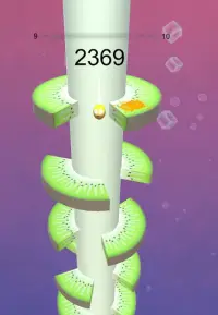 Fruity Helix Crush : Helix Jump Game Screen Shot 2