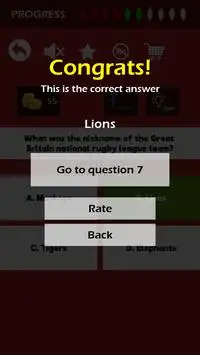 Rugby Quiz Screen Shot 3