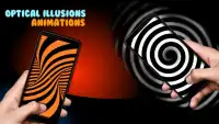 ilusões de ótica efeitos do  hipnotizador SIMULADO Screen Shot 1