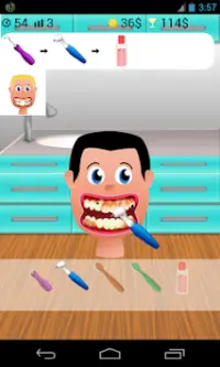दंत चिकित्सक खेल Screen Shot 0