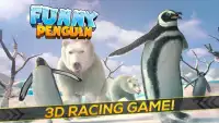 Funny Penguin Racing Challenge Screen Shot 8