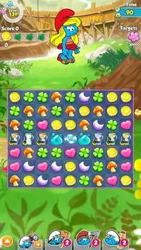 Smurfette's Magic Match Screen Shot 3