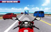 Moto Bike Race Highway Traffic Screen Shot 3