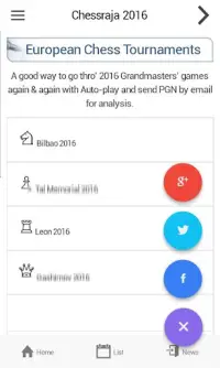 Chess Games Europe Tournaments Screen Shot 2