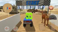 Safari Desert Monster Truck Camel Race 🐪 🦙🐫 Screen Shot 4