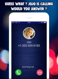 Talk To Jojo™ - Jojoo Siwa’s Call & Chat Simulator Screen Shot 1