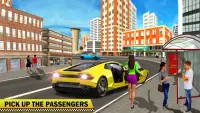 City Taxi Driving Simulator: New Taxi Game Screen Shot 3