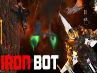 Iron Bot - Человек-истребитель летающих трансформе Screen Shot 7