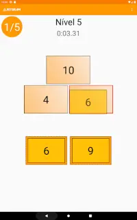 Pirâmides de números -  Jogo de matemática Screen Shot 20
