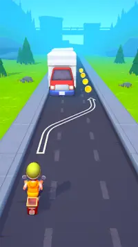 Paper Boy Race: 달리기 게임 & 레이싱 Screen Shot 2