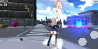 Titan City Attack : Anime Schoolgirl Fighter 3D Screen Shot 3