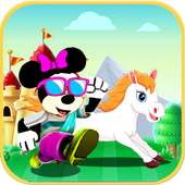 Little Minnie And Pony Adventure Mickey