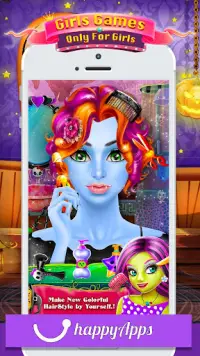 Princess Salon - Halloween Girl Makeup & Dress up Screen Shot 2