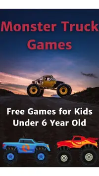 Monster Truck Games For Kids Screen Shot 0