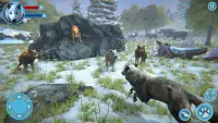 เกม หมาป่า - เกม ผจญ ​ภั สัตว์ Screen Shot 2