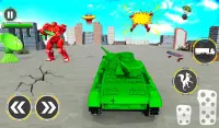 Armee-Schulbus-Roboter-Auto Screen Shot 2