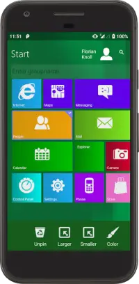 Metro UI Launcher 8.1 Screen Shot 1