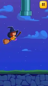 Little Witch Flight Screen Shot 1