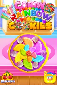 Candy Rainbow Cookies & Donuts Screen Shot 4
