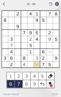 Sudoku  (dagelijks, normaal, diagonaal, hyper) Screen Shot 16