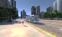 حافلة المدينة وقوف السيارات: تجربة قيادة حقيقية 3D Screen Shot 4