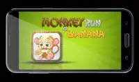 Monkey Run To Banana Screen Shot 2