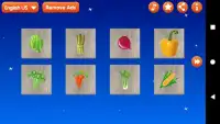 Vegetables Puzzle Kids Games Screen Shot 0