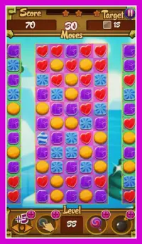 Jelly Сandy Match 3 Free Game Screen Shot 6