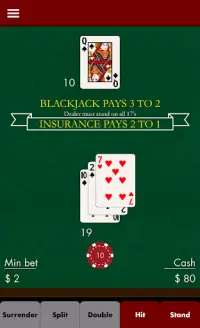 Blackjack Strategy Trainer Screen Shot 1