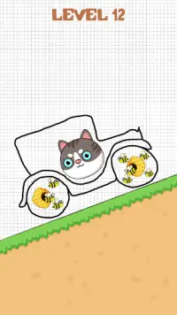 Draw Cat Rescue:  Save the Cat Screen Shot 0